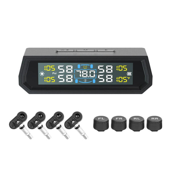Solar Tire Pressure Monitoring System In-Car Ambient Temperature Detec ...