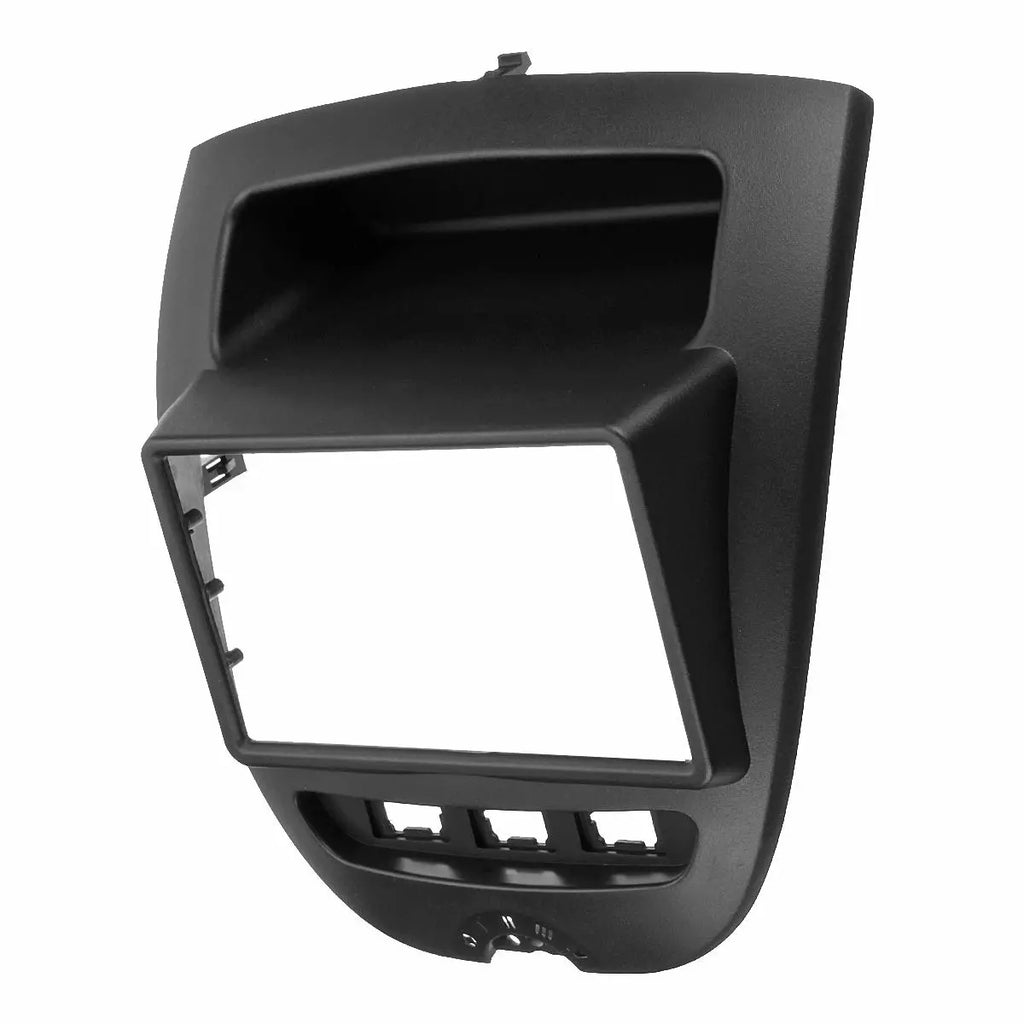 Geloo dubbele DIN autoradiofacia voor autostereo autoradio Compatibel met Toyota Aygo/Citroën C1/Peugeot 107